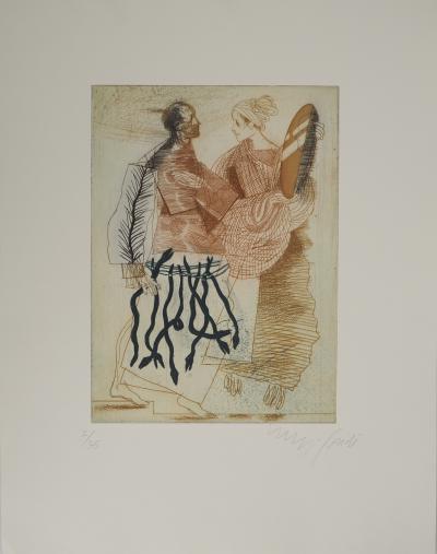 Miguel CONDÉ : Encore l’Histoire, Gravure originale 2