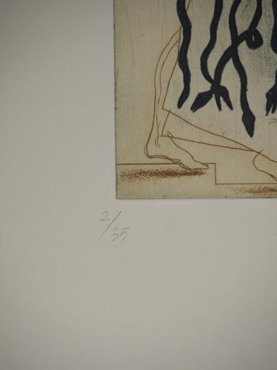 Miguel CONDÉ : Encore l’Histoire, Gravure originale 2