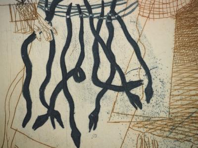 Miguel CONDÉ : Encore l’Histoire, Gravure originale 2
