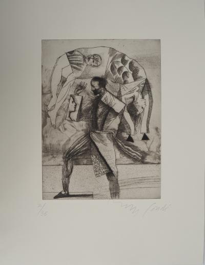 Miguel CONDÉ : Mère Nature, Gravure originale 2