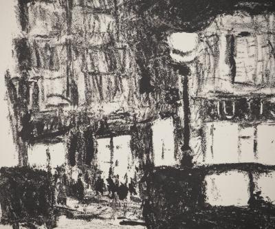 Pierre BONNARD : Tableaux de Paris, La rue, Lithographie Signée 2