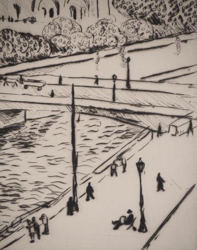 Albert MARQUET: Notre-Dame, Original engraving 2