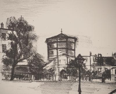 Maurice UTRILLO : Rue de l’Abreuvoir, Lithographie originale signée 2