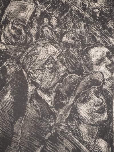 Luc-Albert MOREAU : Au cinéma, Lithographie originale 2