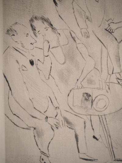 Jules PASCIN : Au bal, Gravure originale 2