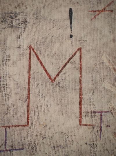 Paul KLEE : Le portail du jardin en M, Héliogravure signée 2