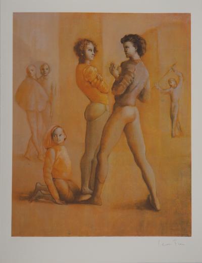 Léonor FINI : L’affrontement, Sérigraphie originale signée 2