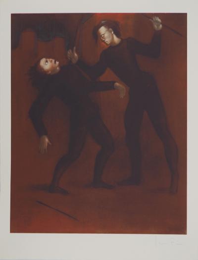 Léonor FINI : La querelle des hommes, Sérigraphie originale signée 2