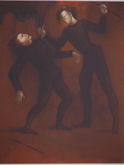 Léonor FINI : La querelle des hommes, Sérigraphie originale signée 2