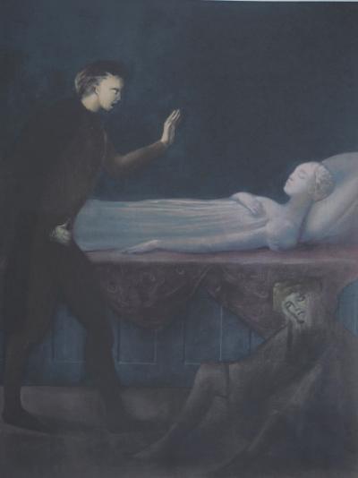 Léonor FINI : Les amants funestes, Sérigraphie originale signée 2