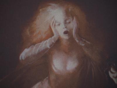 Léonor FINI : Tragédie funeste, Sérigraphie originale signée 2