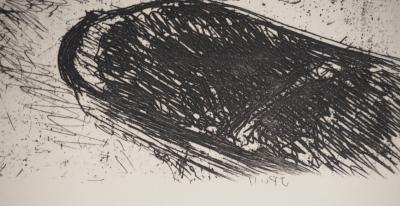 Jean PUY : Navigation sur la Seine, Gravure originale signée 2
