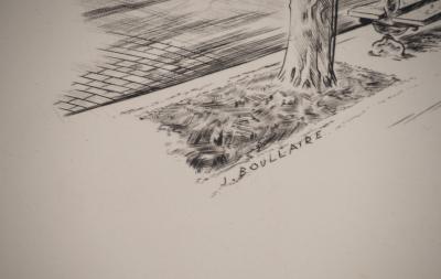Jacques BOULLAIRE : Quai d’Orsay, Gravure originale Signée 2