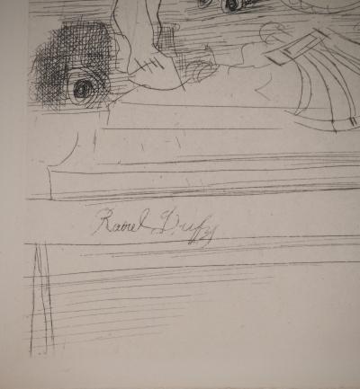 Raoul DUFY : Mes Champs Elysées, Gravure originale signée 2