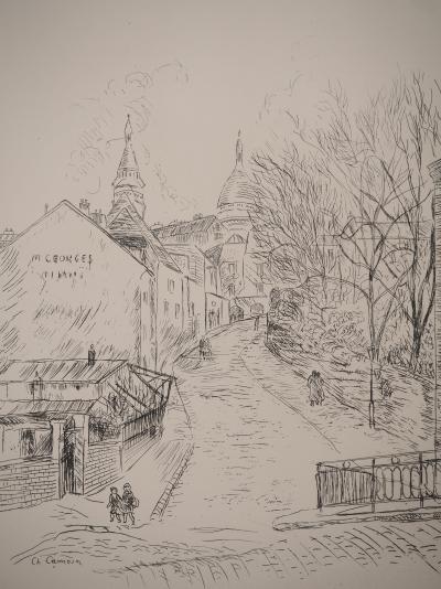 Charles CAMOIN : Montmartre, Gravure originale signée 2