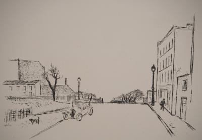 Maurice SAVIN : Belleville, Gravure originale signée 2