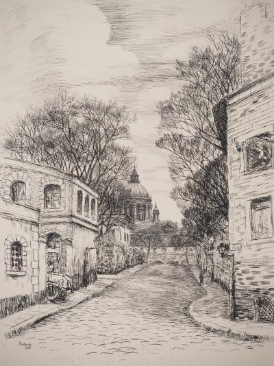 Jean FRELAUT : De Sante aux Gobellins, Gravure originale signée 2