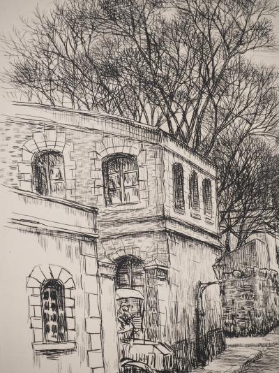 Jean FRELAUT : De Sante aux Gobellins, Gravure originale signée 2