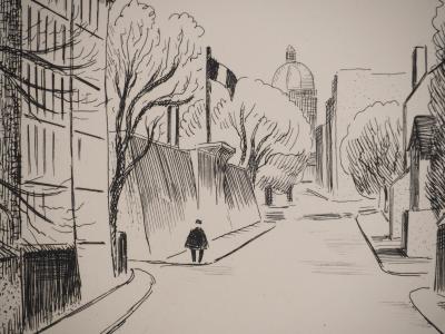 Louis NEILLOT : Quartier des Gobellins, Gravure originale signée 2