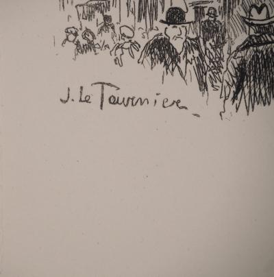 Joseph LE TOURNIER : Le Marais, Gravure originale signée 2