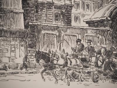 Joseph LE TOURNIER : Le Marais, Gravure originale signée 2