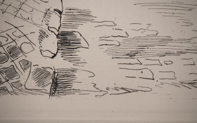 Edmond CERIA : Passy, Gravure originale signé 2