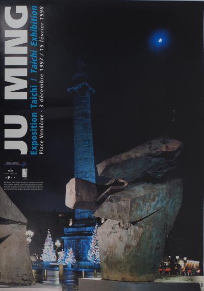 Ju MING : Installation Place Vendôme, Affiche originale d’époque 2
