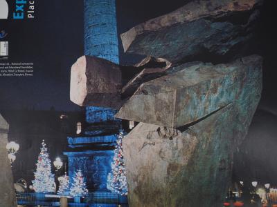 Ju MING : Installation Place Vendôme, Affiche originale d’époque 2