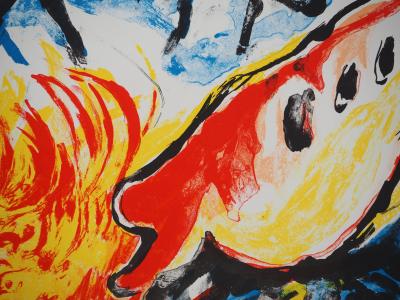 Edouard PIGNON : La fureur animale, Lithographie originale 2