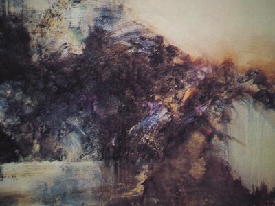 Zao WOU-KI : Paysage suisse, Affiche originale d’époque 2