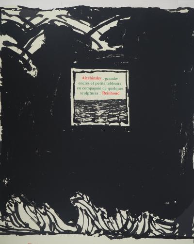 Pierre ALECHINSKY : Forêt noire, Affiche en lithographie originale 2