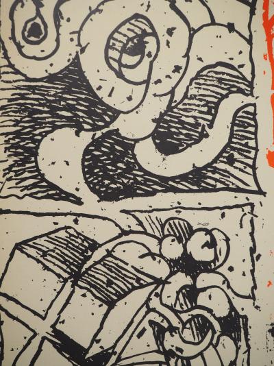 Pierre ALECHINSKY : L’imagination prend le pouvoir (Mai 68), Affiche en lithographie originale 2