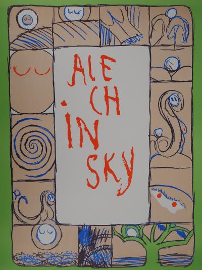 Pierre ALECHINSKY : Histoire d’un serpent, Affiche en lithographie originale 2