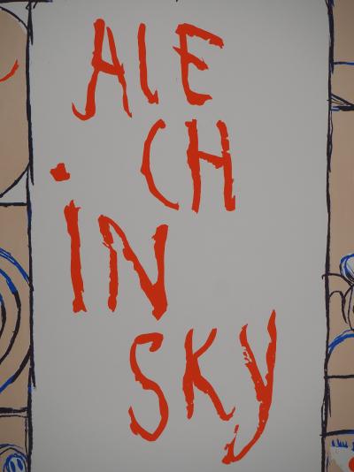 Pierre ALECHINSKY : Histoire d’un serpent, Affiche en lithographie originale 2