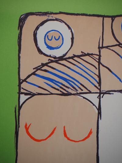 Pierre ALECHINSKY : Histoire d’un serpent, Affiche en lithographie originale 2