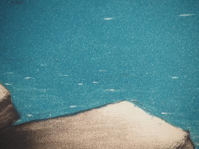 Annapia ANTONINI : La mer à Audresselles, Gravure originale signée 2