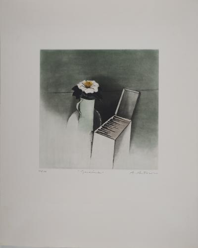 Annapia ANTONINI : Gardénia, Gravure originale signée 2