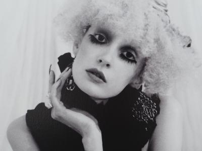 Irina IONESCO : Avant le défilé - Tirage argentique original 2
