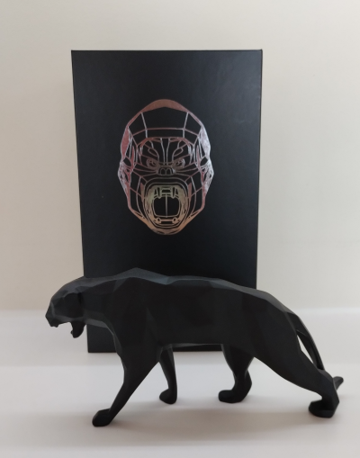Richard Orlinski -  Panther (Black Edition), 2024 - sculpture 2