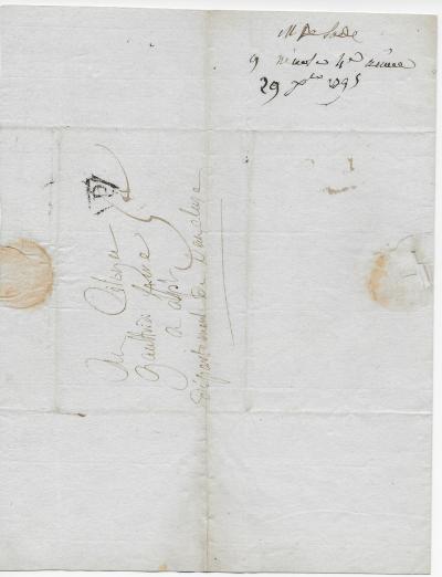 Marquis de SADE – Lettre autographe signée 2