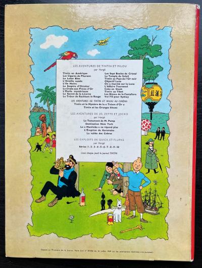 HERGE – Album Tintin et Milou dédicacé avec dessin original 2