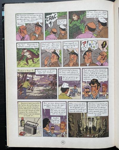 HERGE – Album Tintin et Milou dédicacé avec dessin original 2