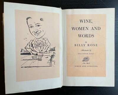Salvador DALI - Livre dédicacé signé avec dessin 2