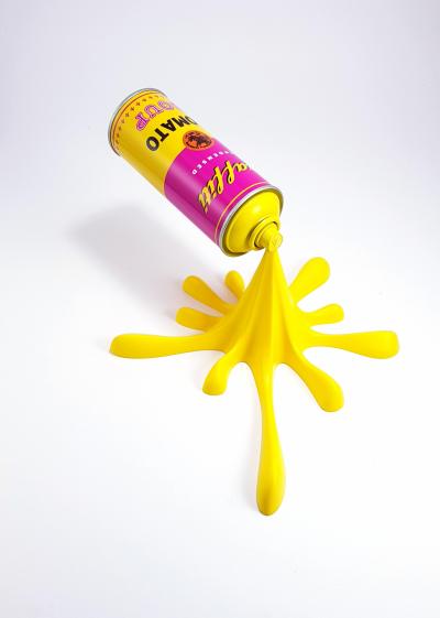 2FAST - Sculpture Splash Campbell Soup Jaune / Rose 2
