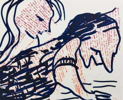 Pierre ALECHINSKY - Sans-titre, 2013 - Lithographie originale signée au crayon 2