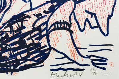 Pierre ALECHINSKY - Sans-titre, 2013 - Lithographie originale signée au crayon 2
