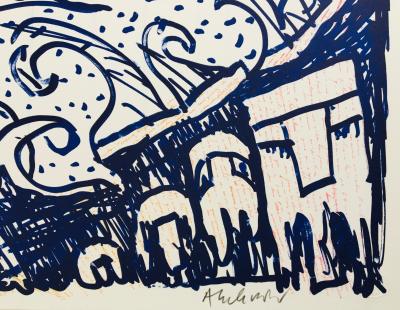 Pierre ALECHINSKY - Sans-titre, 2013 - Lithographie originale signée au crayon 2