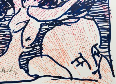 Pierre ALECHINSKY - Sans-titre, 2013 - Lithographie originale signée au crayon 2