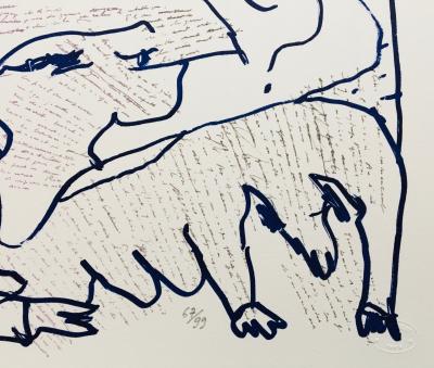 Pierre ALECHINSKY - Sans-titre, 2013 - Lithographie originale signée au crayon 2