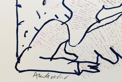Pierre ALECHINSKY - Sans-titre, 2013 - Lithographie originale signée au crayon 2
